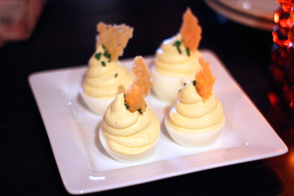 Truffle deviled eggs from The Pantry